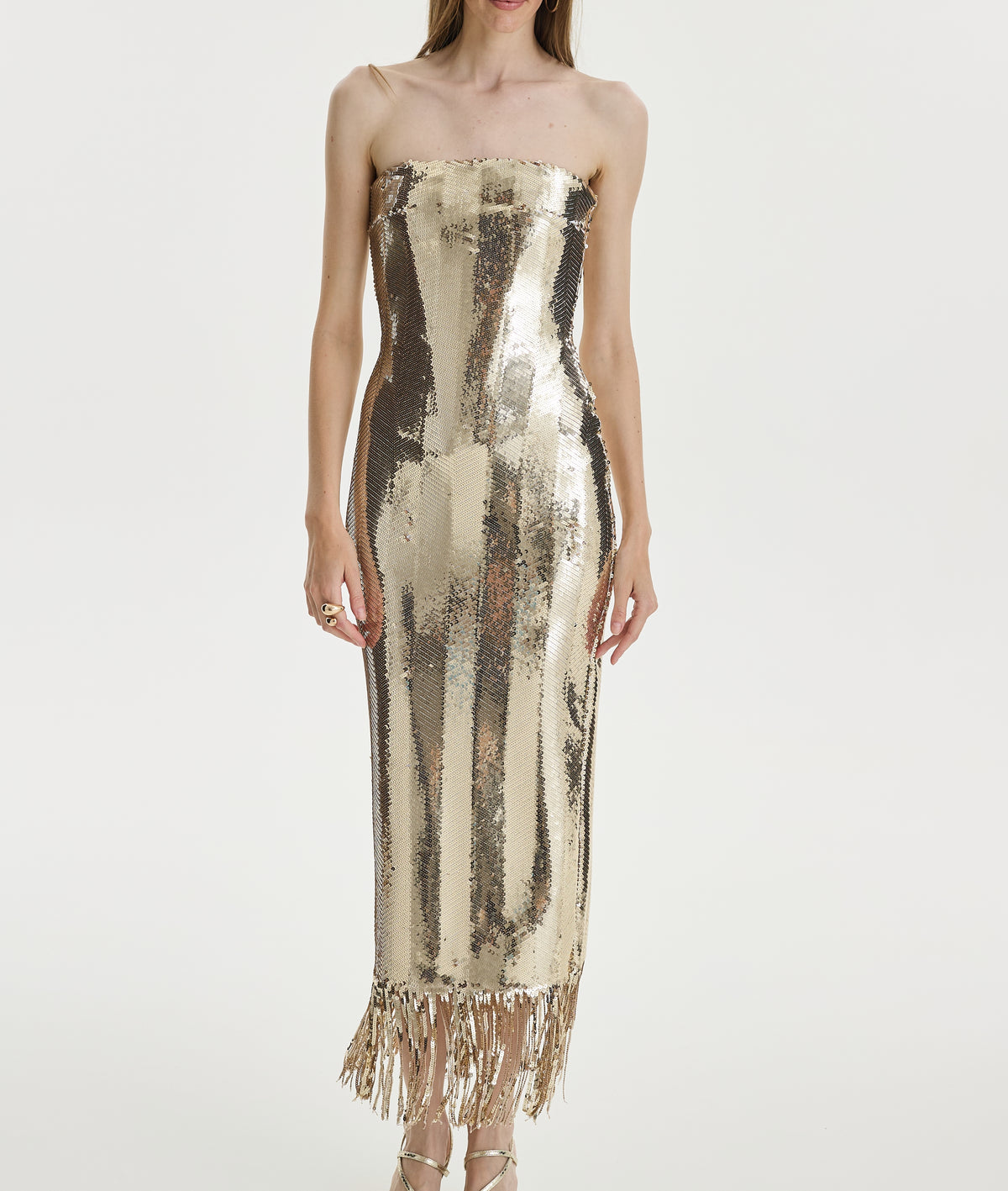 LIQUID GOLD DRESS