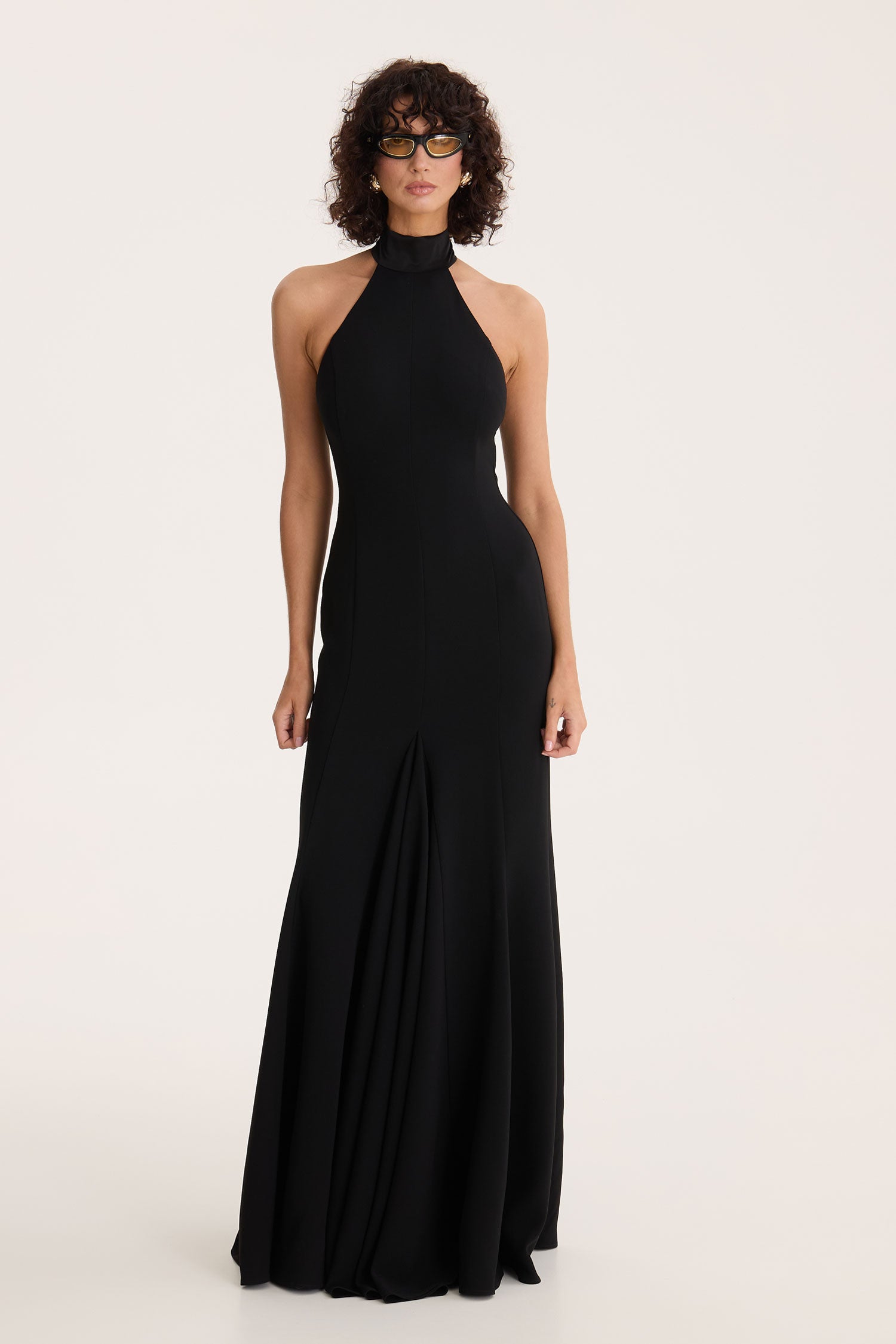 Midnight Halter Gown