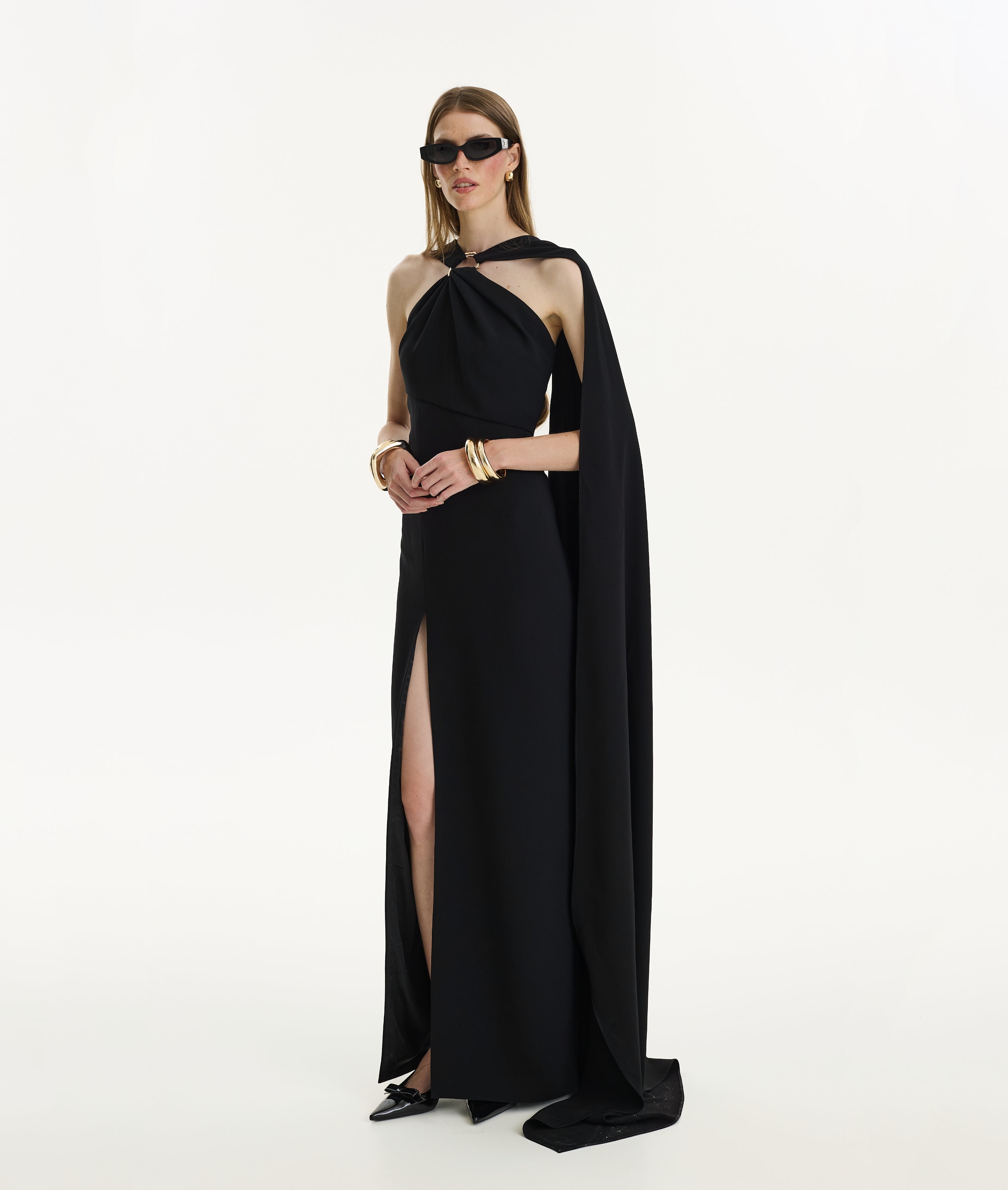 Raven Black Gown