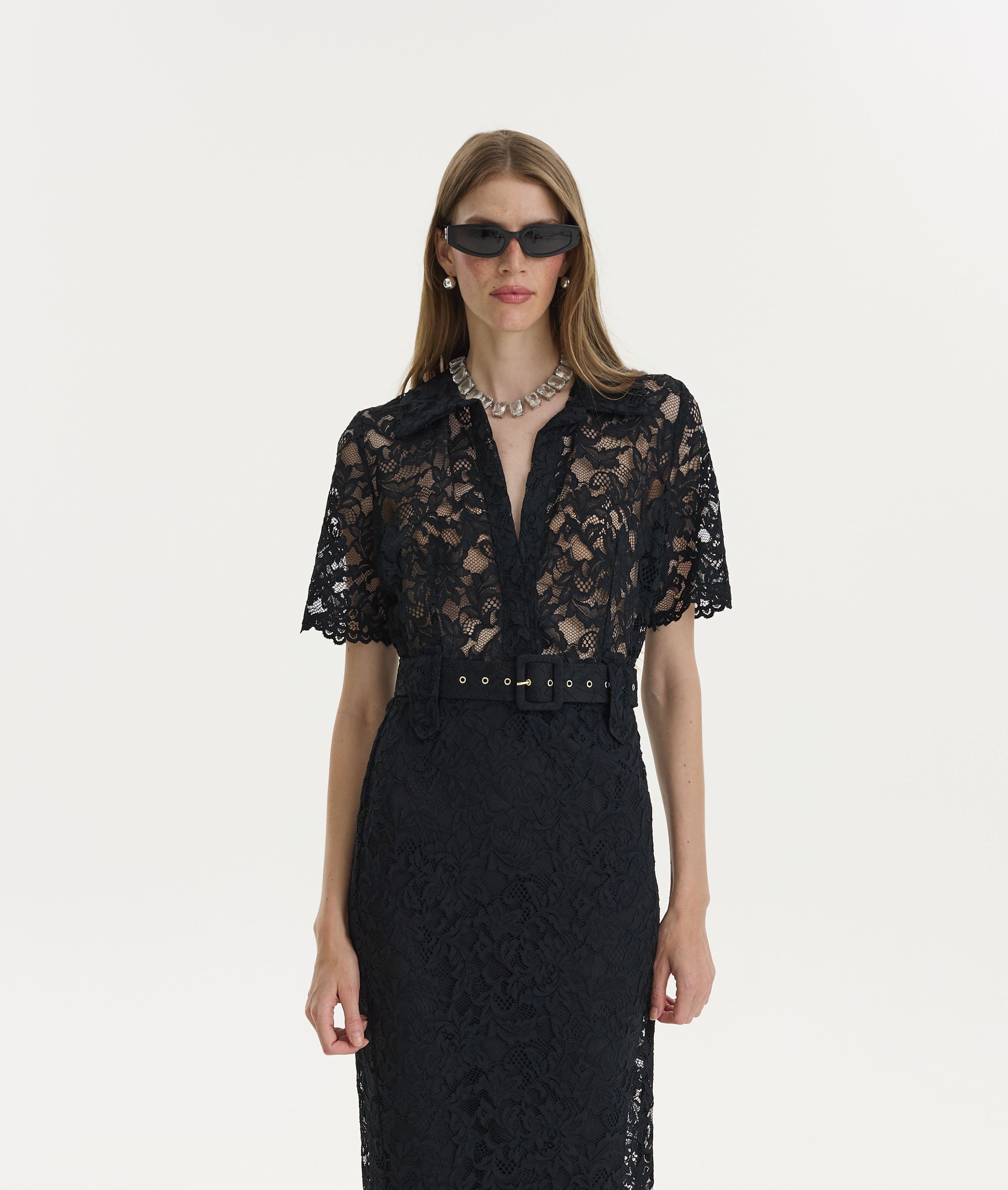 Midnight Lace Dress