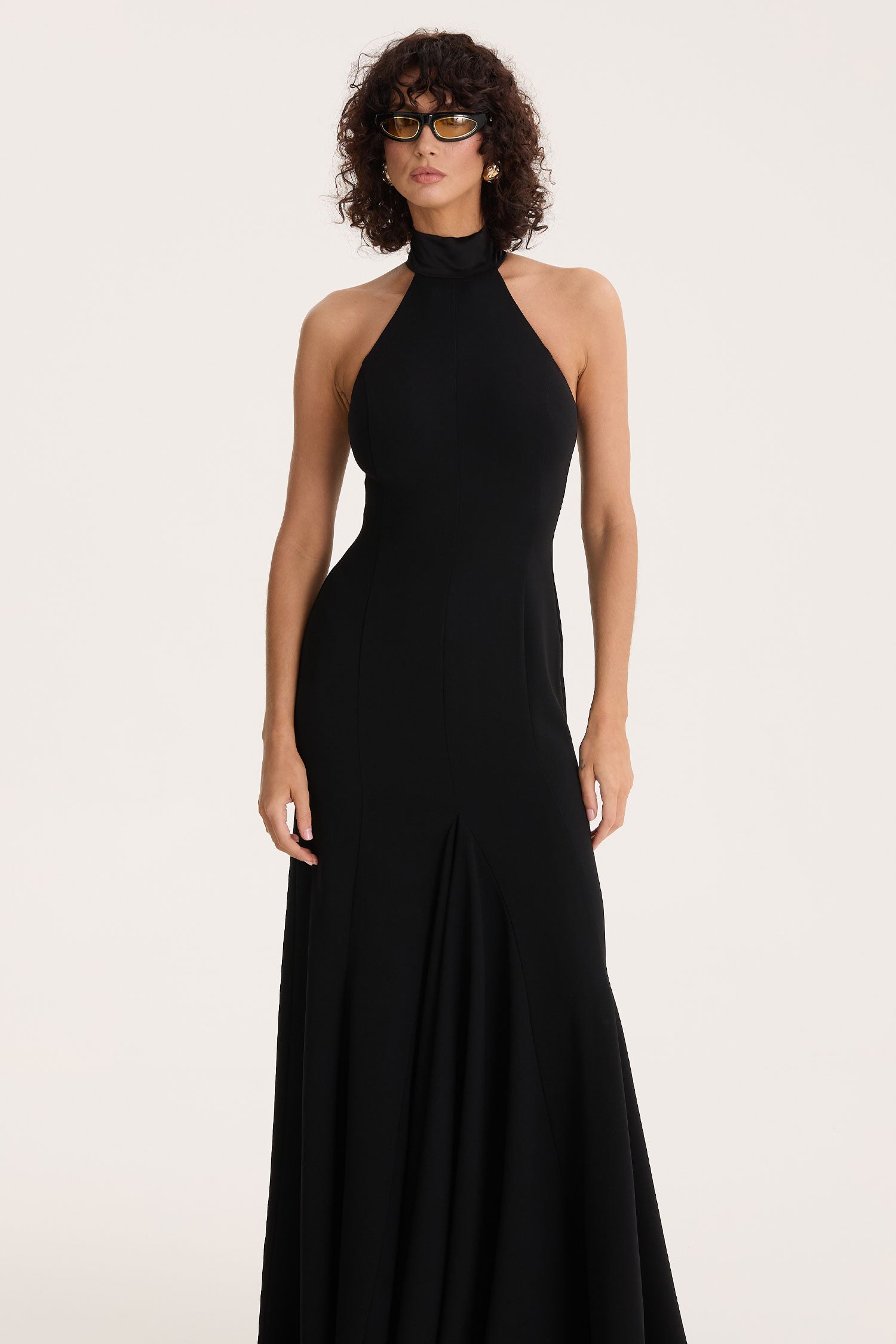 Midnight Halter Gown