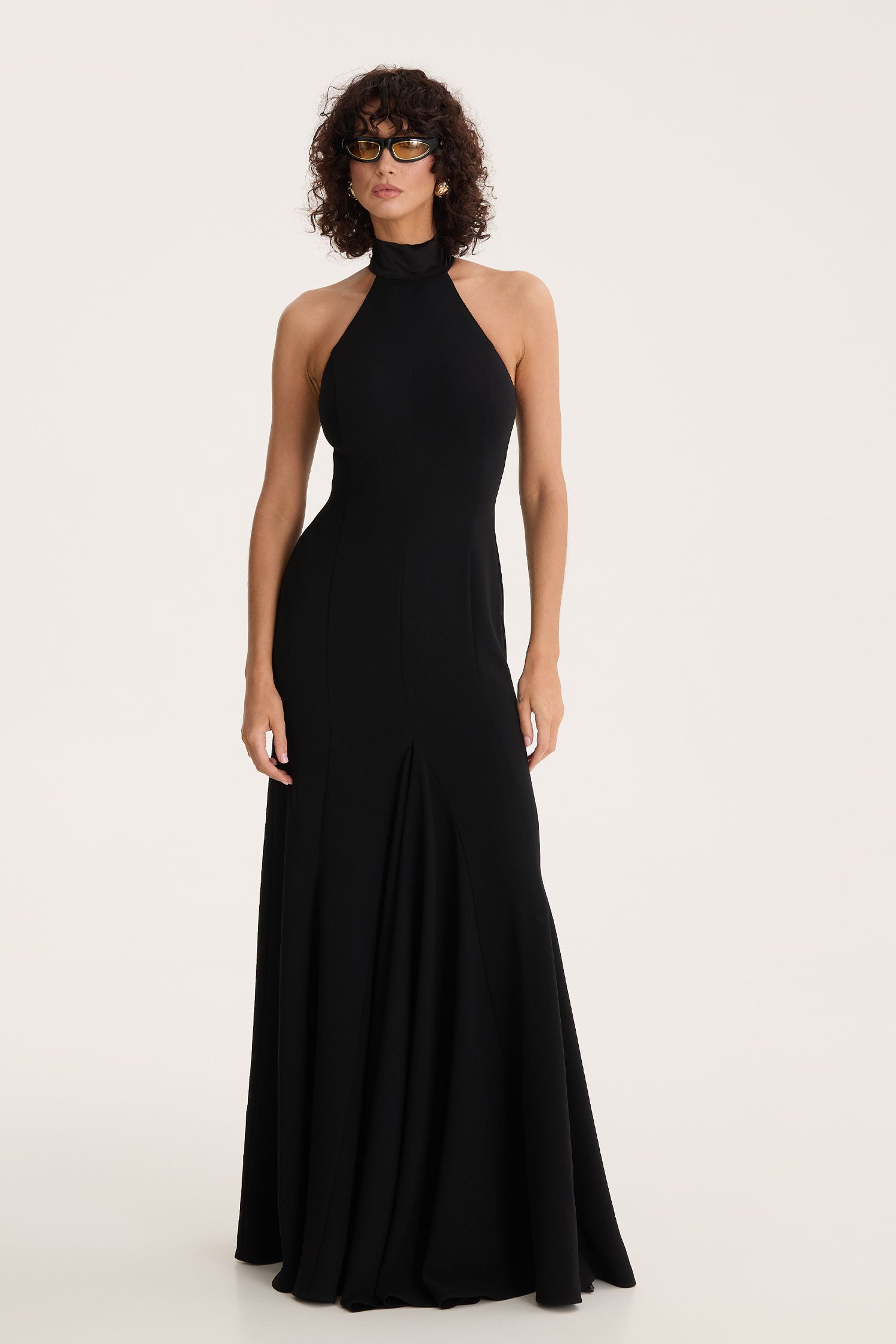 Midnight Halter Gown