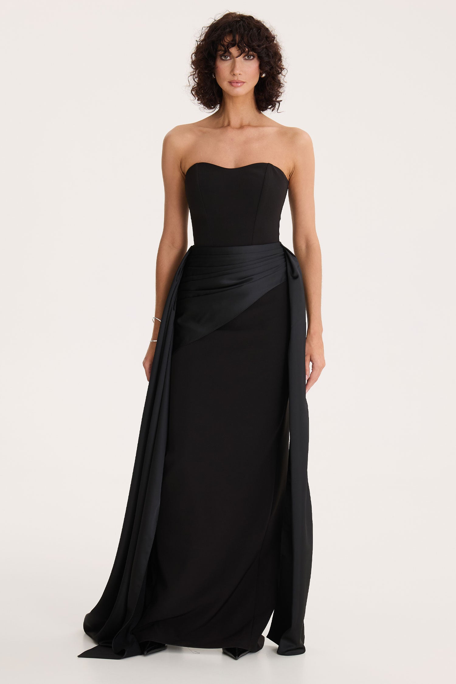 Noir Drape Gown