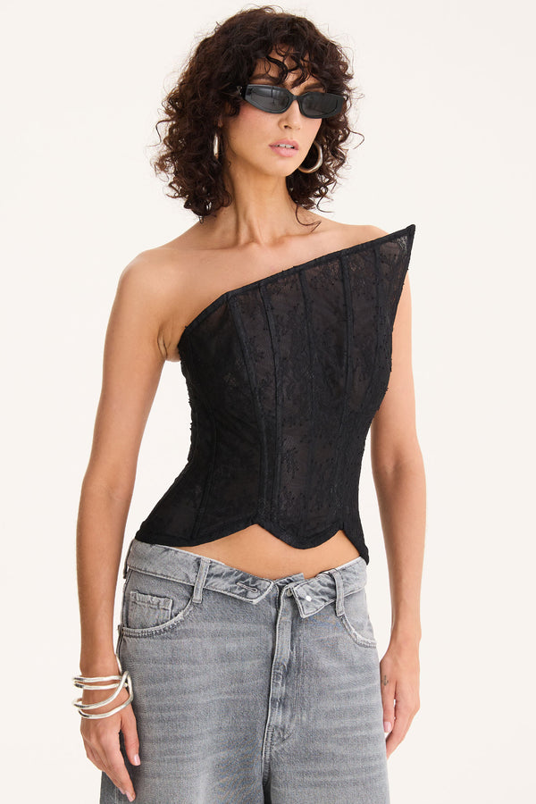 Triangle Lace Top Details