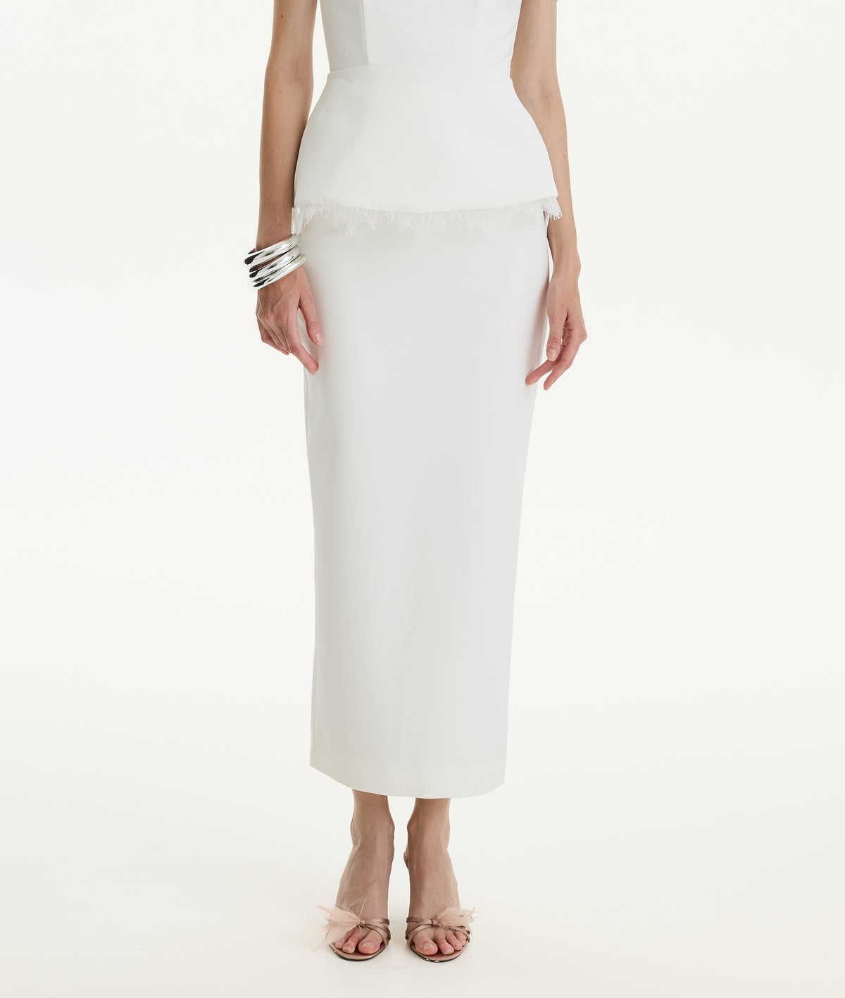 Ivory Midi Skirt