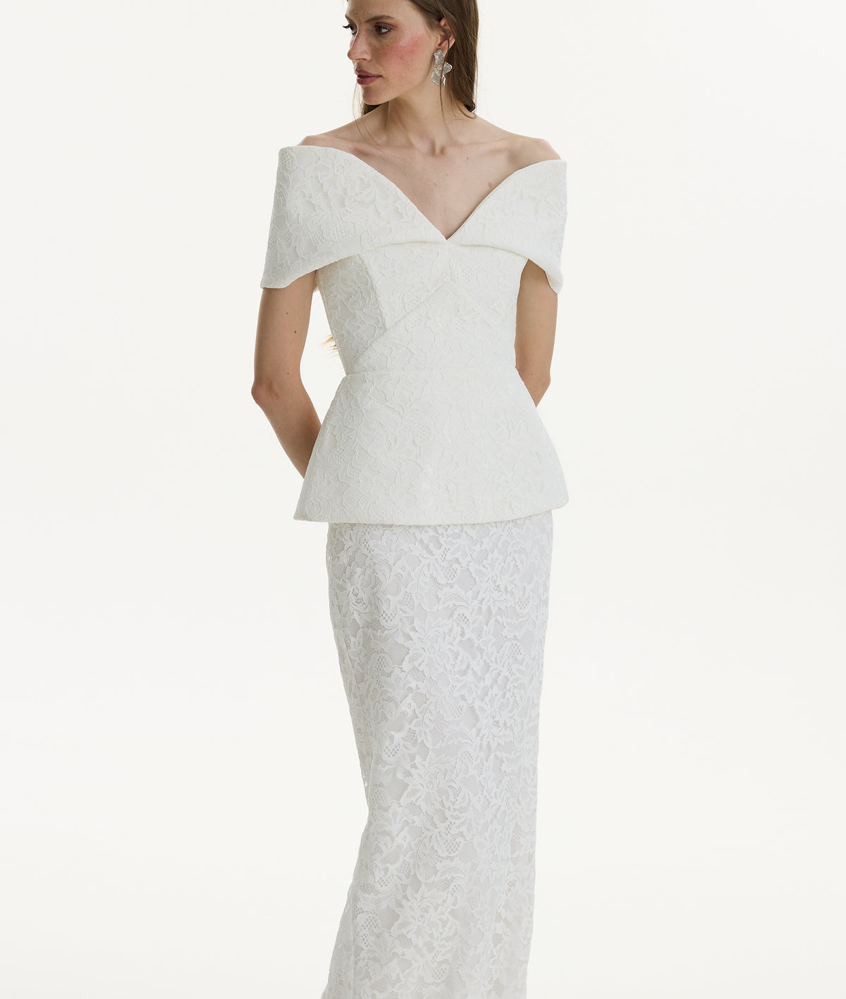 Ivory Lace Top